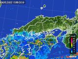 2016年06月28日の中国地方の雨雲レーダー
