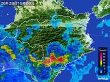 2016年06月28日の徳島県の雨雲レーダー