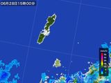 2016年06月28日の長崎県(壱岐・対馬)の雨雲レーダー