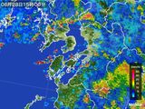 2016年06月28日の熊本県の雨雲レーダー