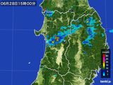 雨雲レーダー(2016年06月28日)