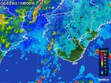 2016年06月29日の和歌山県の雨雲レーダー
