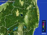 2016年07月01日の福島県の雨雲レーダー