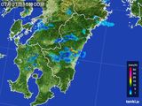 2016年07月01日の宮崎県の雨雲レーダー