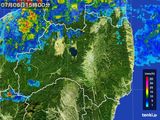 2016年07月06日の福島県の雨雲レーダー