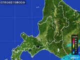 2016年07月06日の道央の雨雲レーダー