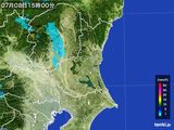 雨雲レーダー(2016年07月08日)