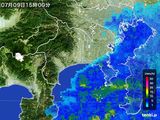 雨雲レーダー(2016年07月09日)