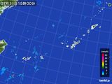 雨雲レーダー(2016年07月11日)