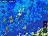 2016年07月12日の長崎県(壱岐・対馬)の雨雲レーダー