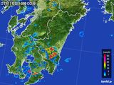 2016年07月16日の宮崎県の雨雲レーダー