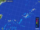 2016年07月18日の沖縄地方の雨雲レーダー