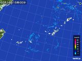 2016年07月19日の沖縄地方の雨雲レーダー