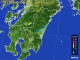 2016年07月23日の宮崎県の雨雲レーダー