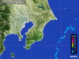 雨雲レーダー(2016年07月24日)