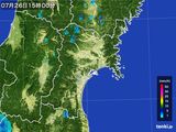 雨雲レーダー(2016年07月26日)