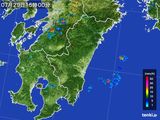 2016年07月29日の宮崎県の雨雲レーダー