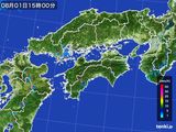 雨雲レーダー(2016年08月01日)