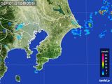 2016年08月01日の千葉県の雨雲レーダー