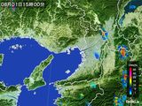 雨雲レーダー(2016年08月01日)