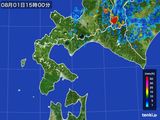 2016年08月01日の道南の雨雲レーダー
