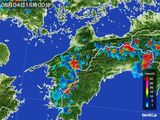 雨雲レーダー(2016年08月04日)