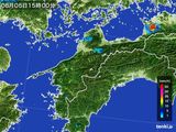 2016年08月05日の愛媛県の雨雲レーダー