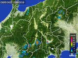 2016年08月06日の長野県の雨雲レーダー