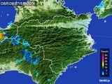 2016年08月06日の徳島県の雨雲レーダー