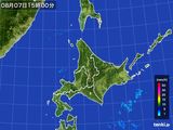 雨雲レーダー(2016年08月07日)
