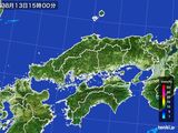 雨雲レーダー(2016年08月13日)