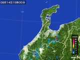 雨雲レーダー(2016年08月14日)