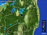 雨雲レーダー(2016年08月15日)