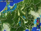 2016年08月16日の長野県の雨雲レーダー