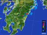 雨雲レーダー(2016年08月16日)