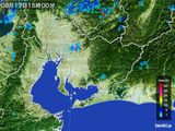 雨雲レーダー(2016年08月17日)