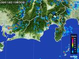 雨雲レーダー(2016年08月18日)