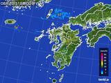 2016年08月20日の九州地方の雨雲レーダー