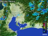 雨雲レーダー(2016年08月20日)