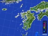 2016年08月21日の九州地方の雨雲レーダー