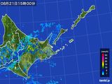 雨雲レーダー(2016年08月21日)