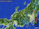 2016年08月23日の北陸地方の雨雲レーダー