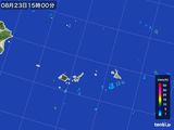 2016年08月23日の沖縄県(宮古・石垣・与那国)の雨雲レーダー