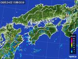 雨雲レーダー(2016年08月24日)