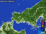 雨雲レーダー(2016年08月24日)