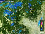 2016年08月27日の群馬県の雨雲レーダー