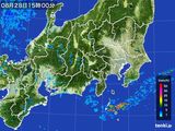 雨雲レーダー(2016年08月28日)