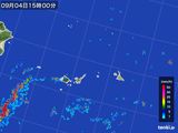 2016年09月04日の沖縄県(宮古・石垣・与那国)の雨雲レーダー