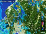 2016年09月05日の岐阜県の雨雲レーダー