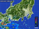 2016年09月06日の関東・甲信地方の雨雲レーダー